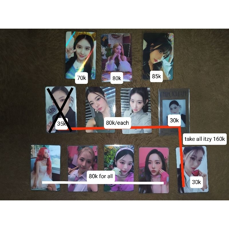 PC photocard stayc seeun redvelvet joy