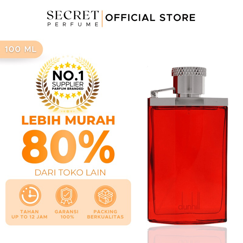 Parfum Dunhill Red Desire [100 % Original Singapore] EDT Parfum Pria By Secret Perfume