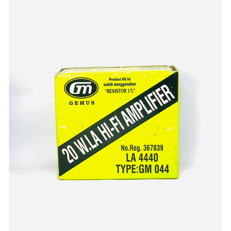 Kit Power Amplifier GMLite GM 044 Mono DC 12V 20 Watt