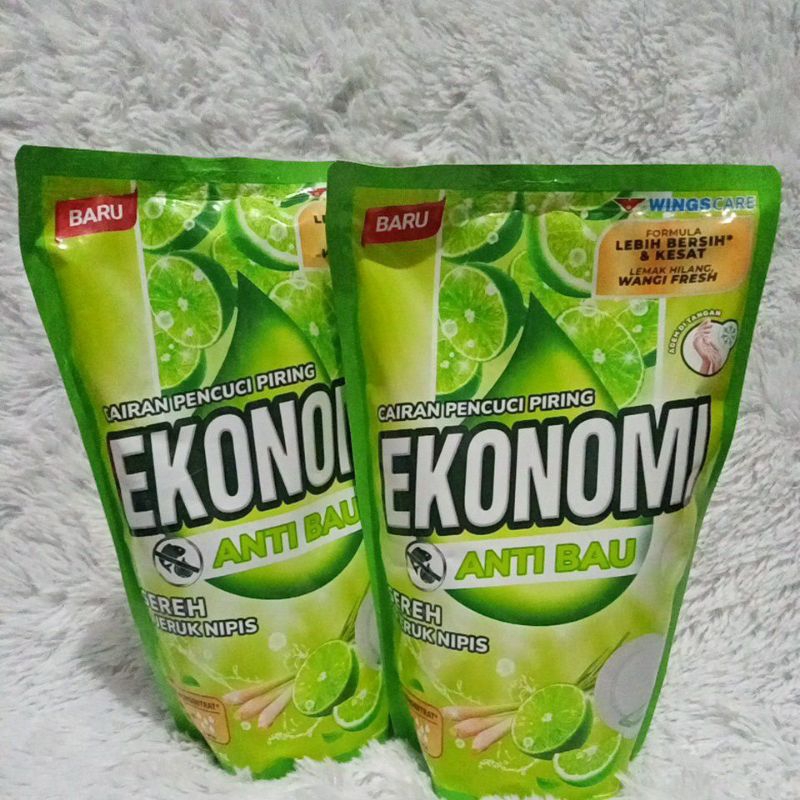 Ekonomi sabun cuci piring sereh &jeruk nipis 650ml