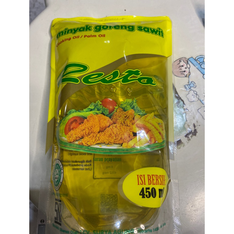 

Minyak goreng Resto 450ml