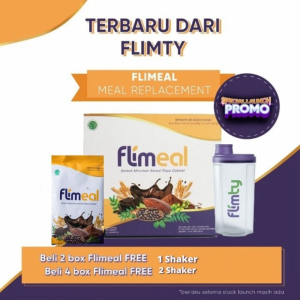 

Promo Sereal FLIMEAL Rasa Box 2 Original Free Serbuk Berkualitas Shaker Coklat Minuman