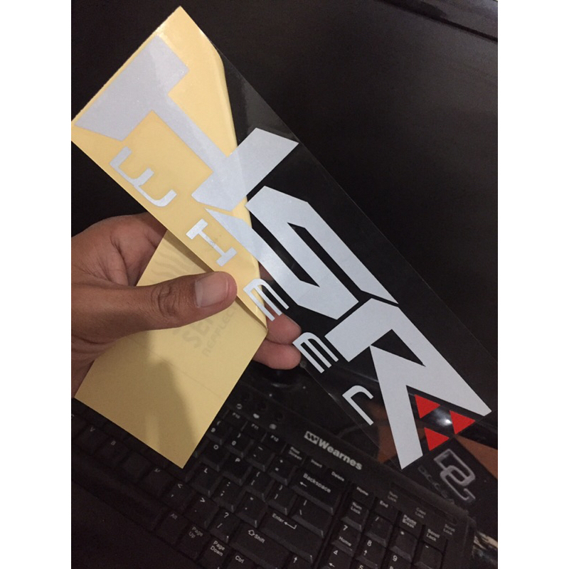stiker cutting HSR wheel stiker kaca mobil