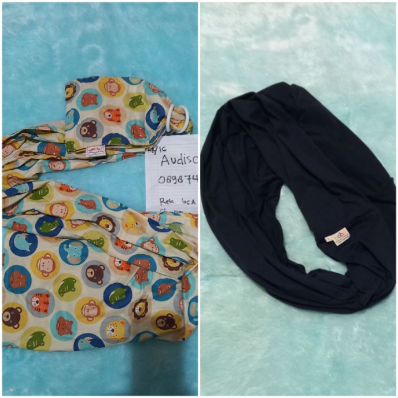 preloved gendongan geos dan gendongan ring sling new
