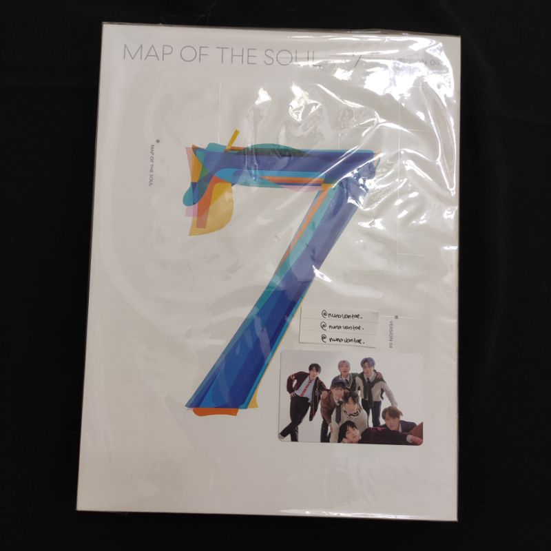 [ READY STOCK ] OFFICIAL UNSEALED ALBUM BTS MAP OF THE SOUL 7 VERSION 4 PHOTO CARD GRUP
