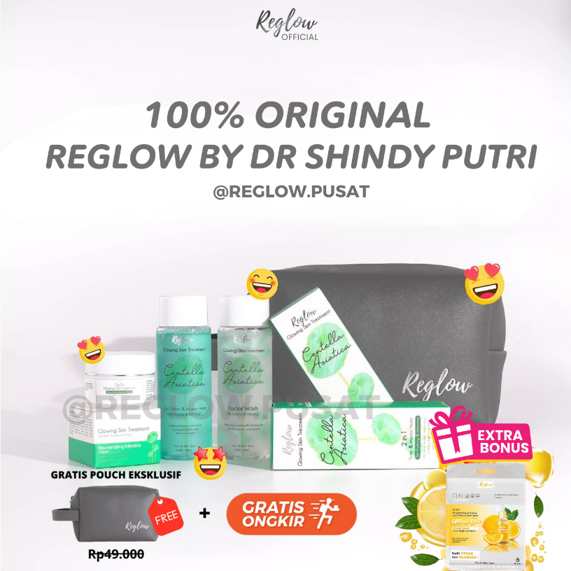 Reglow Dr Shindy Skincare Original Offical Store Medan Free Pouch Glowing BPOM