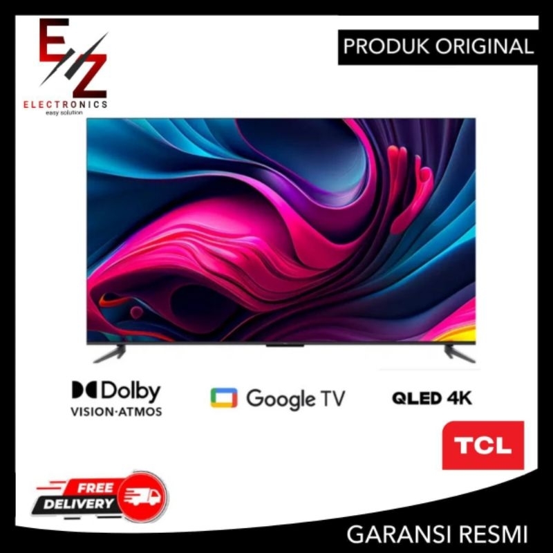 TCL 50Q6 QLED TCL GOOGLE TV 50 Inch UHD 4K - MEMC - DOLBY ATMOS - DOLBY VISION - TCL QLED 50Q6