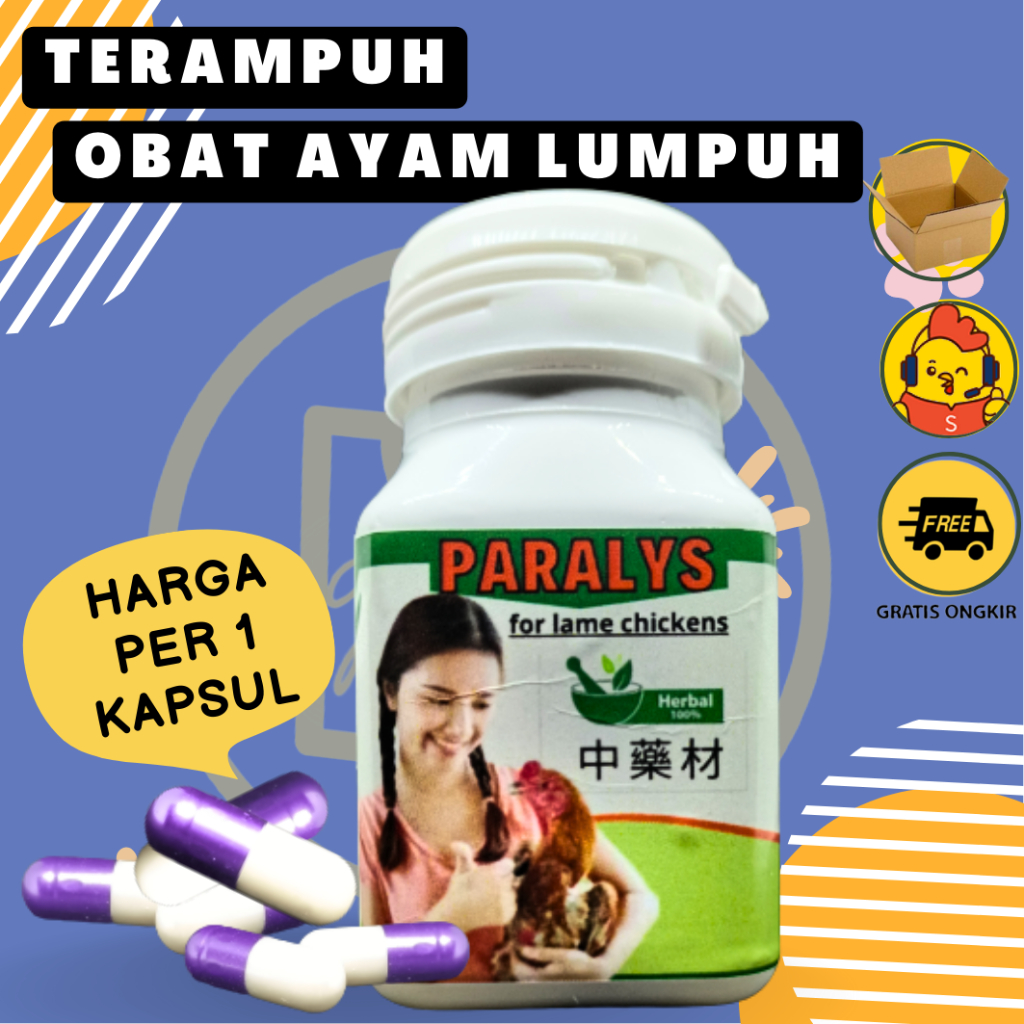 OBAT LUMPUH AYAM PALING AMPUH PER 1 KAPSUL