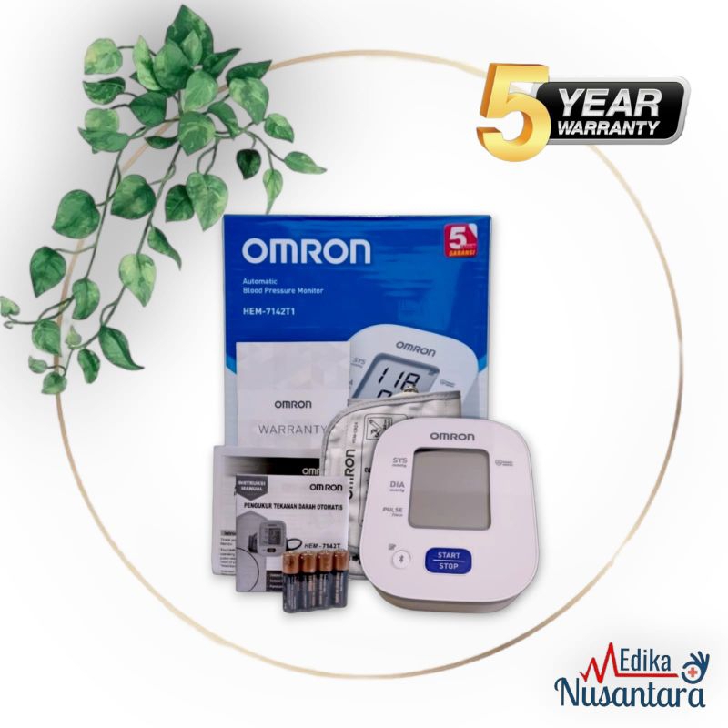 Teknologi Bluetooth OMRON HEM-7142T1 / Tensi Meter Digital Original Omron HEM 7142T / Tensi Digital 