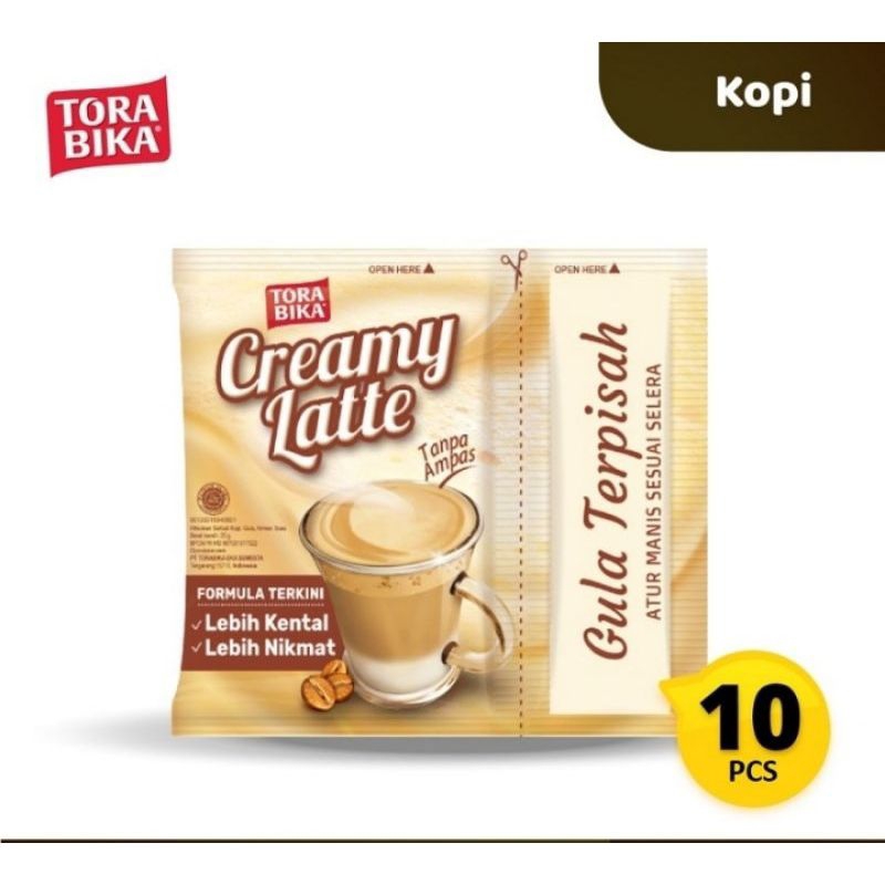 

Kopi Torabika Creamy Latte 10sachet/ 1renceng