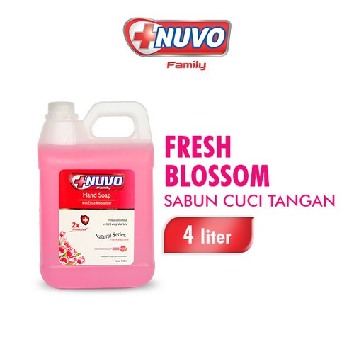Nuvo Sabun Cuci Tangan Professional Fresh Blossom Jerigen 4 liter