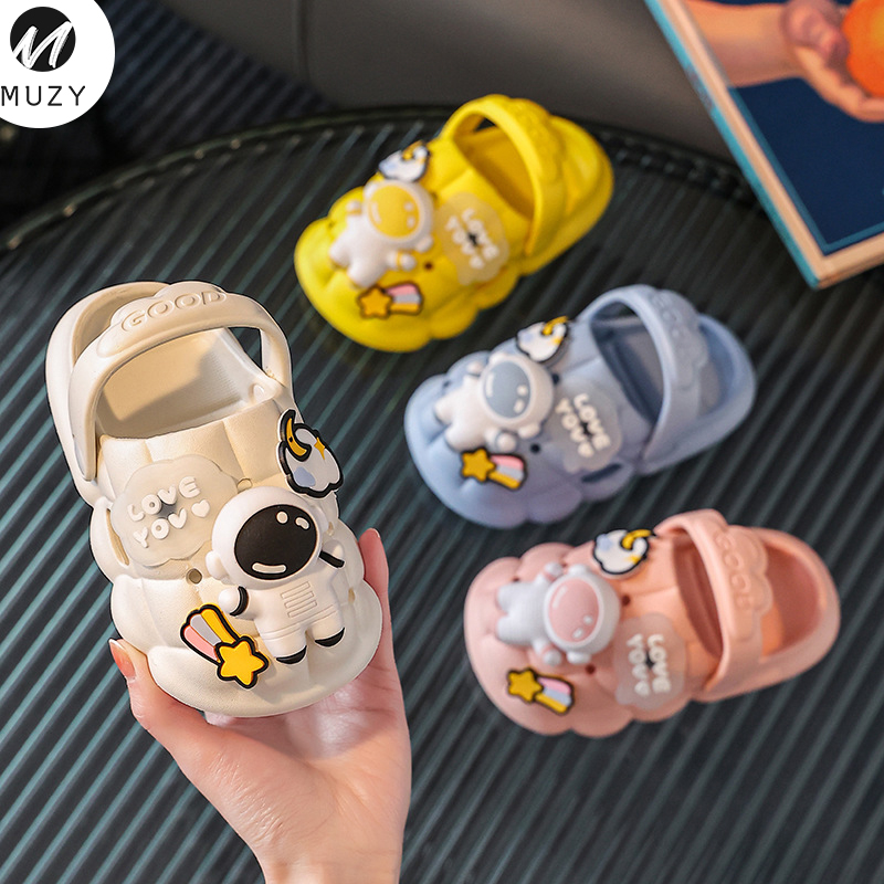 MUZY Sandal Anak Laki-Laki Perempuan Sendal Baim Sendal Selop Anak Sendal Karet Anak Karakter HSN603