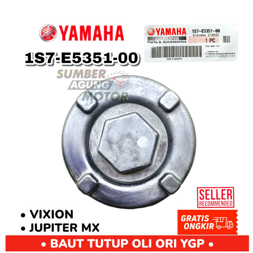 BAUT TAP TUTUP OLI JUPITER MX VIXION ORI YGP 1S7-E5351-00