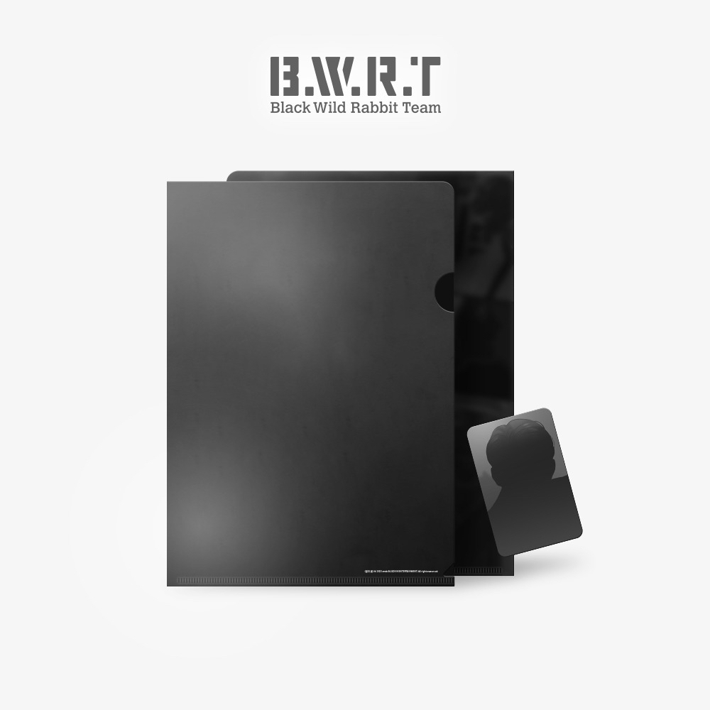 Lezhin - Clear File + Black Tiger Photo Card [Black Mystic Power Theme MD]