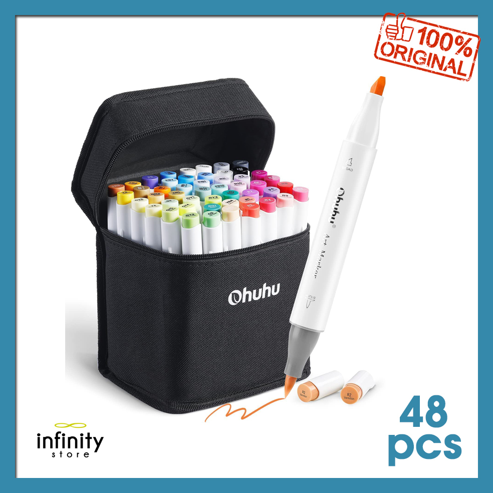 

Ohuhu sketch Marker Brush Tip Chisel & Brush 48 ct Tips / copic alt