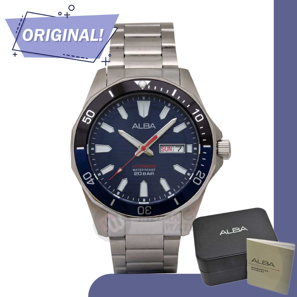 Jam Tangan Pria Automatic ALBA AL4507 Original Garansi Resmi