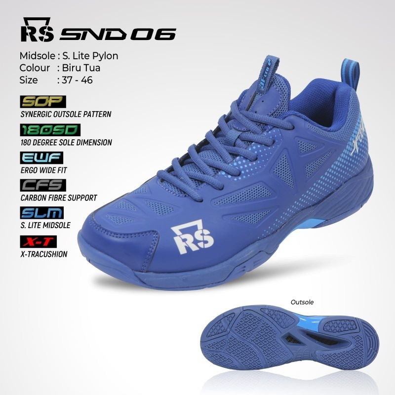 Sepatu Badminton/ Bulutangkis RS SND 06 ORIGINAL