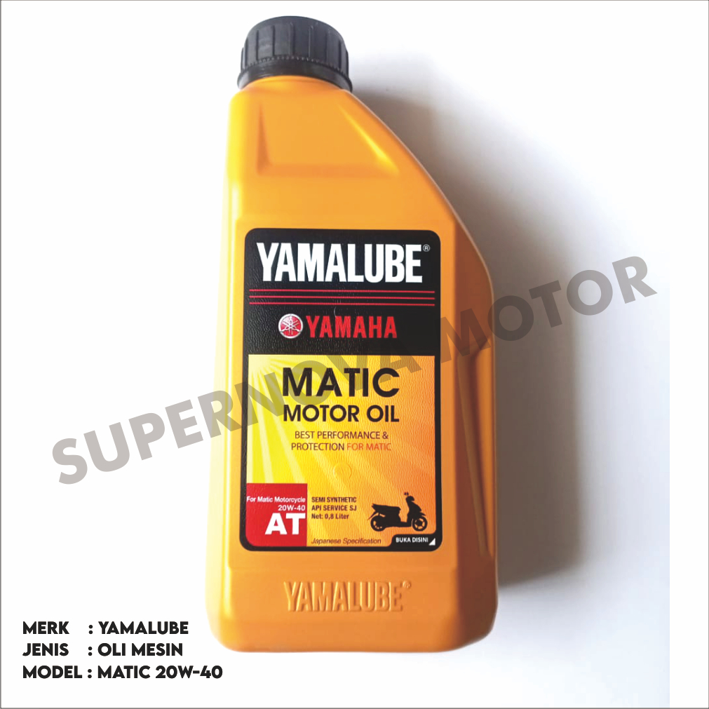 OLI MESIN OLI GEAR YAMALUBE MATIC 20W40 SEMI SYNTHETIC 800 ML