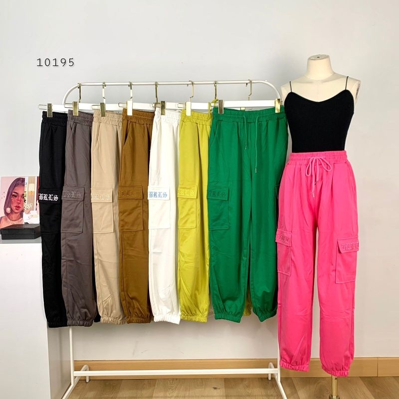 10195 Celana Joger Bergo AK FASHION 663 Import Bangkok Premium/Celana Kargo Joger Import Kekinian BK