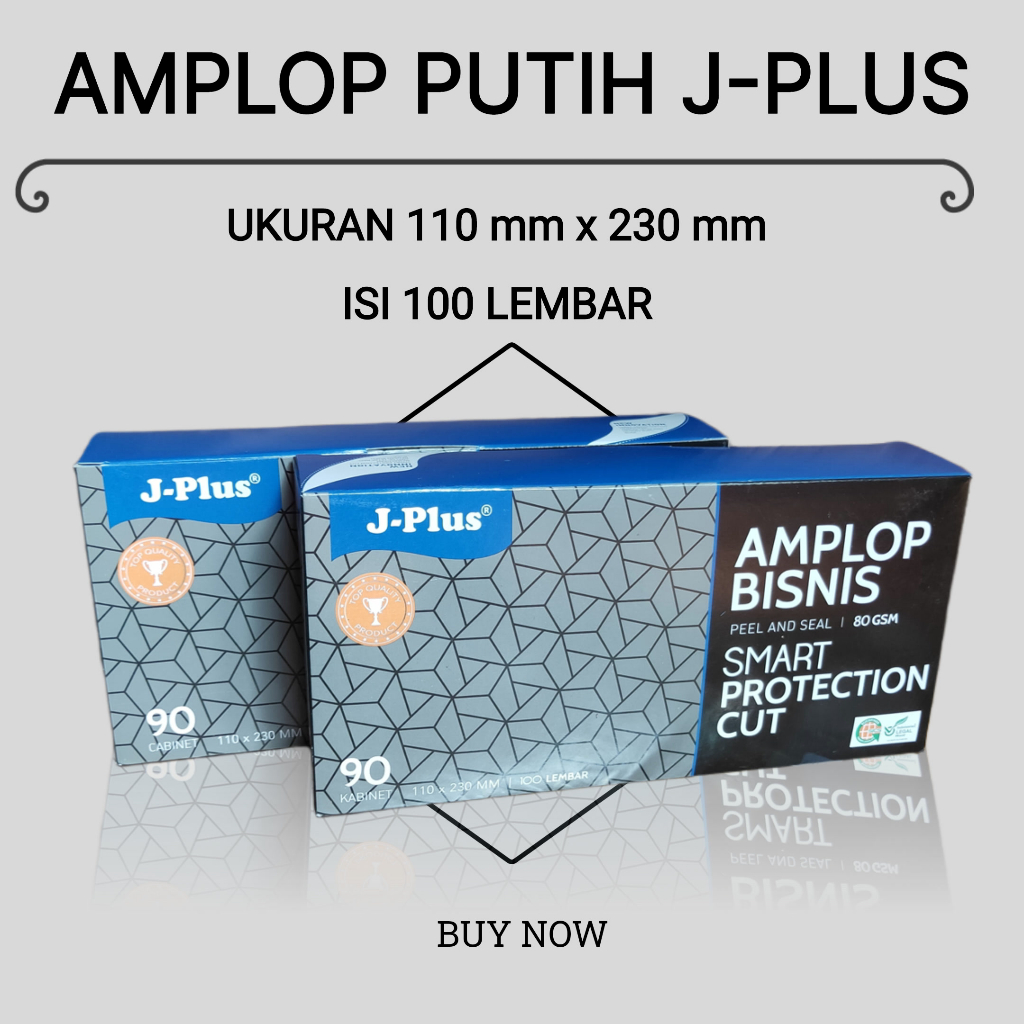 

Amplop Polos Putih J-PLUS/ Amplop No.90 Cabinet