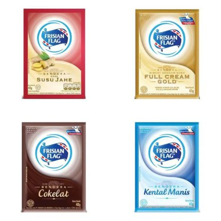 

Frisian Flag Bendera Susu Kental Manis Sachet 38gr SKM 1 Renceng isi 6 Sachet