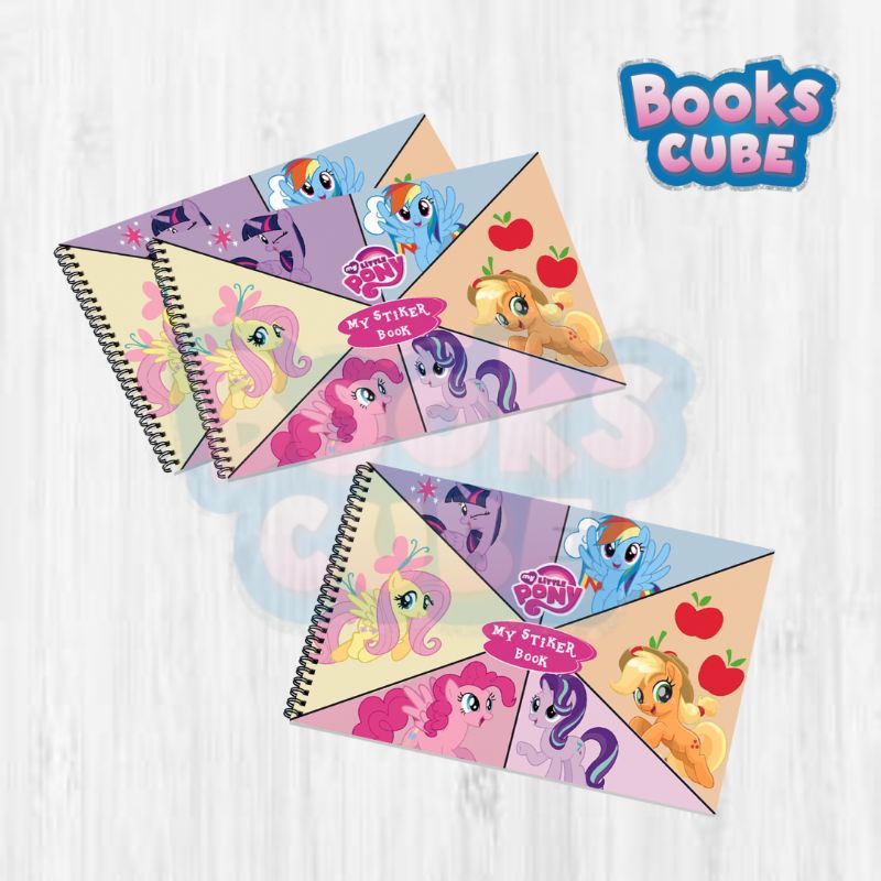 

BOOKSCUBE - My Little Pony Sticker Blank Book Gift Buku Koleksi