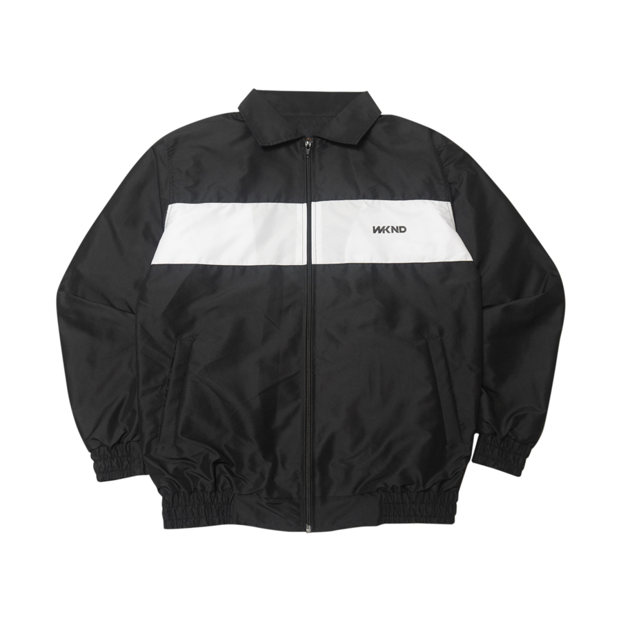 Track suit jacket zip-up wknd black white will 622