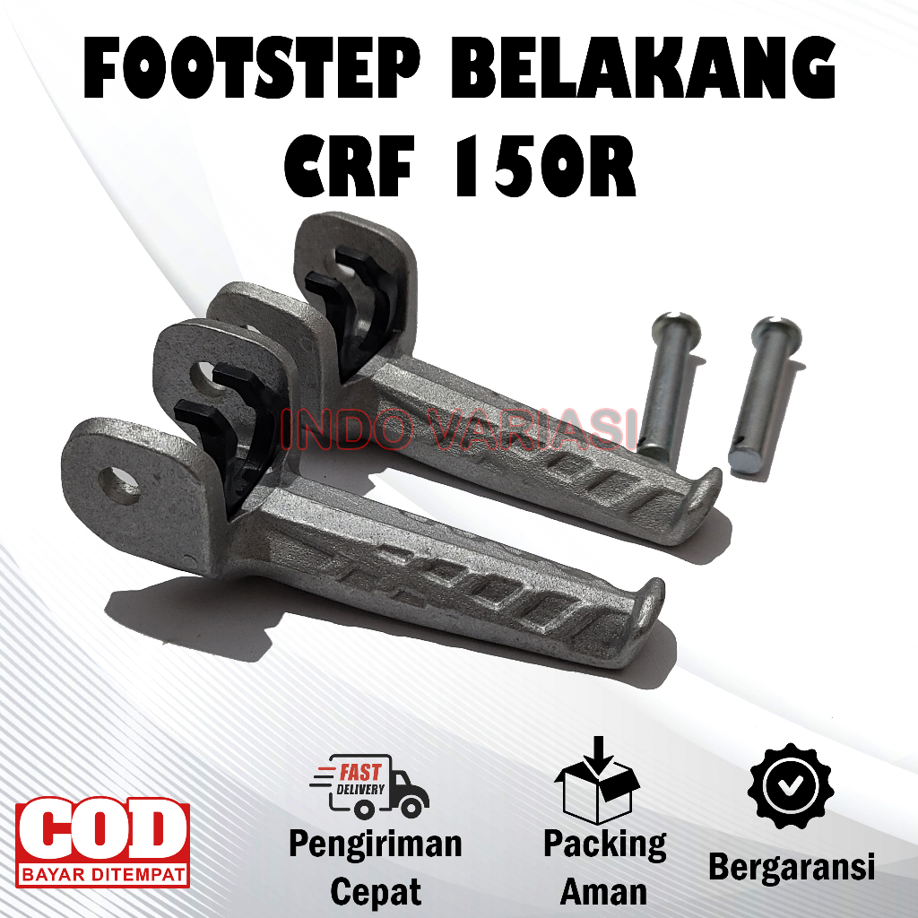Footstep Belakang Crf 150R Besi Tebal Step Pijakan Kaki Motor