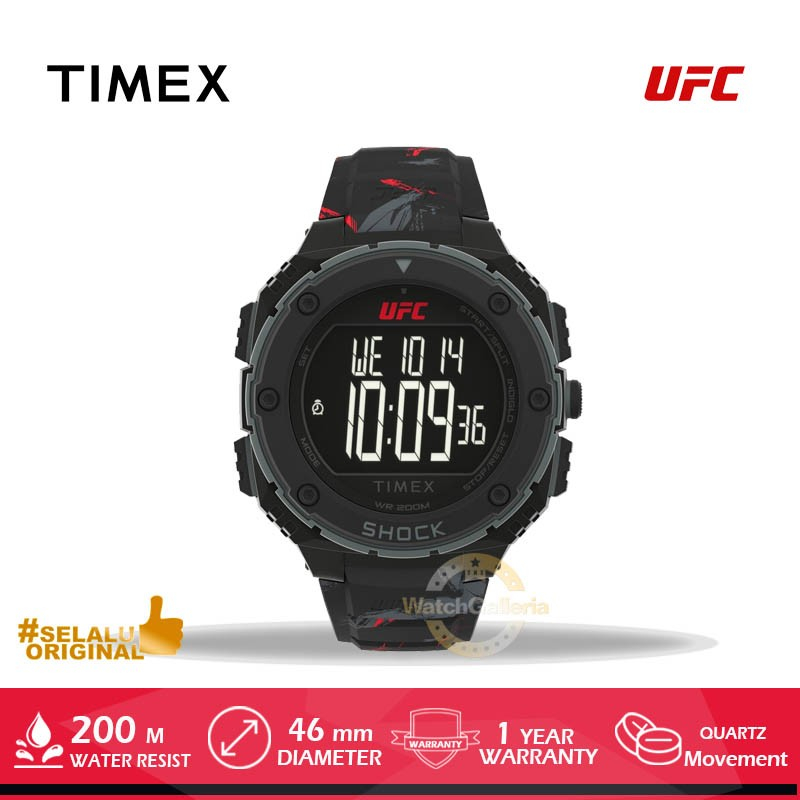 Jam Tangan Pria TIMEX TW2V85100 UFC Street Shock Original Murah