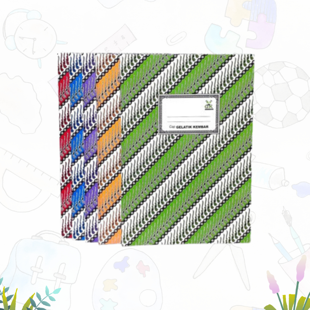 

BUKU TULIS GELATIK FOLIO 200/100 LEMBAR [ PACK ]