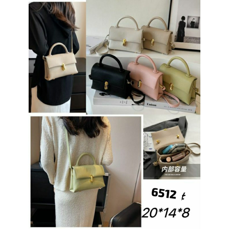 Tas Tenteng Selempang Wanita Import 6512 Tas Fashion Kekinian