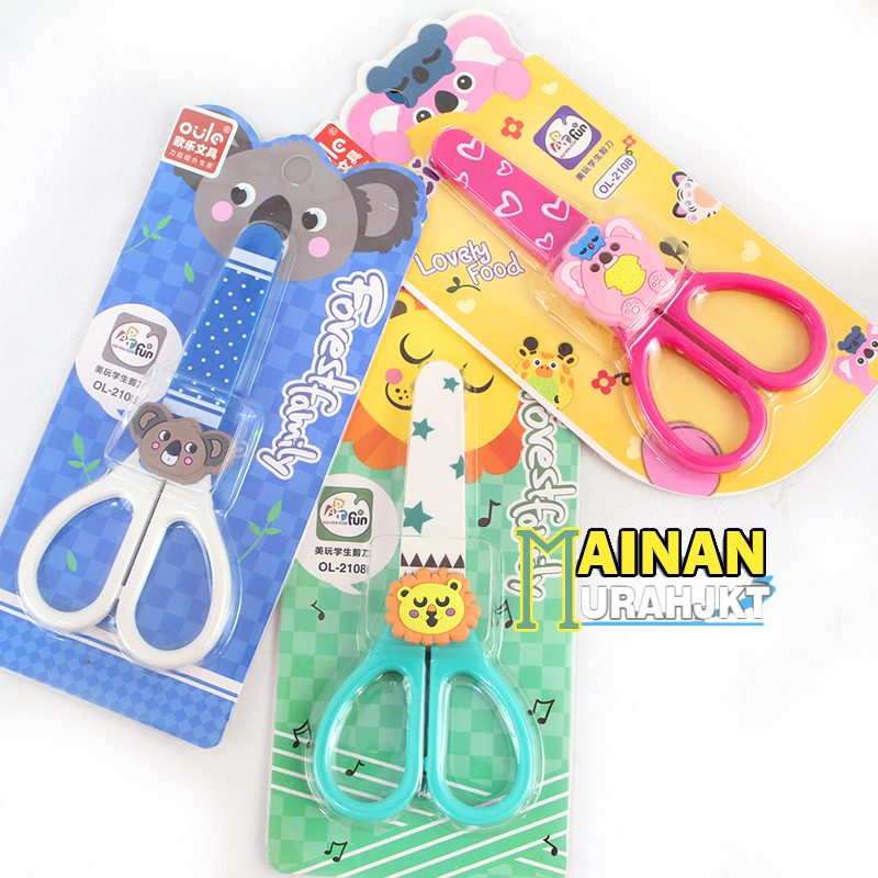 

FIGUREANS ATK GUNTING ANAK CUTIE ANIMAL OL-2108 ALAT GUNTING ANIMAL KERAJINAN ANAK BENTUK LUCU