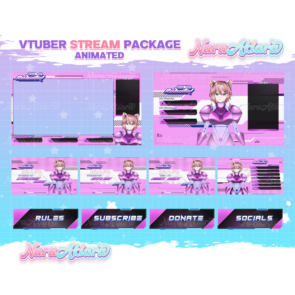 Paket Overlay Streaming Pilihan Terbaik untuk Streamer, Overlay streaming, Paket Overlay, Paket stre