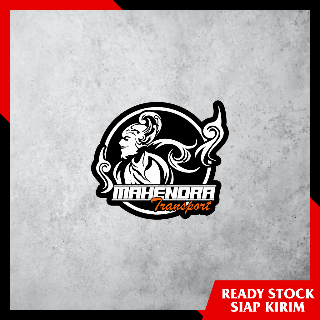LOGO MAHENDRA TRANSPORT INDONESIA MTI - Sticker Print Cutting Bahan Awet Tahan Gores Anti Air