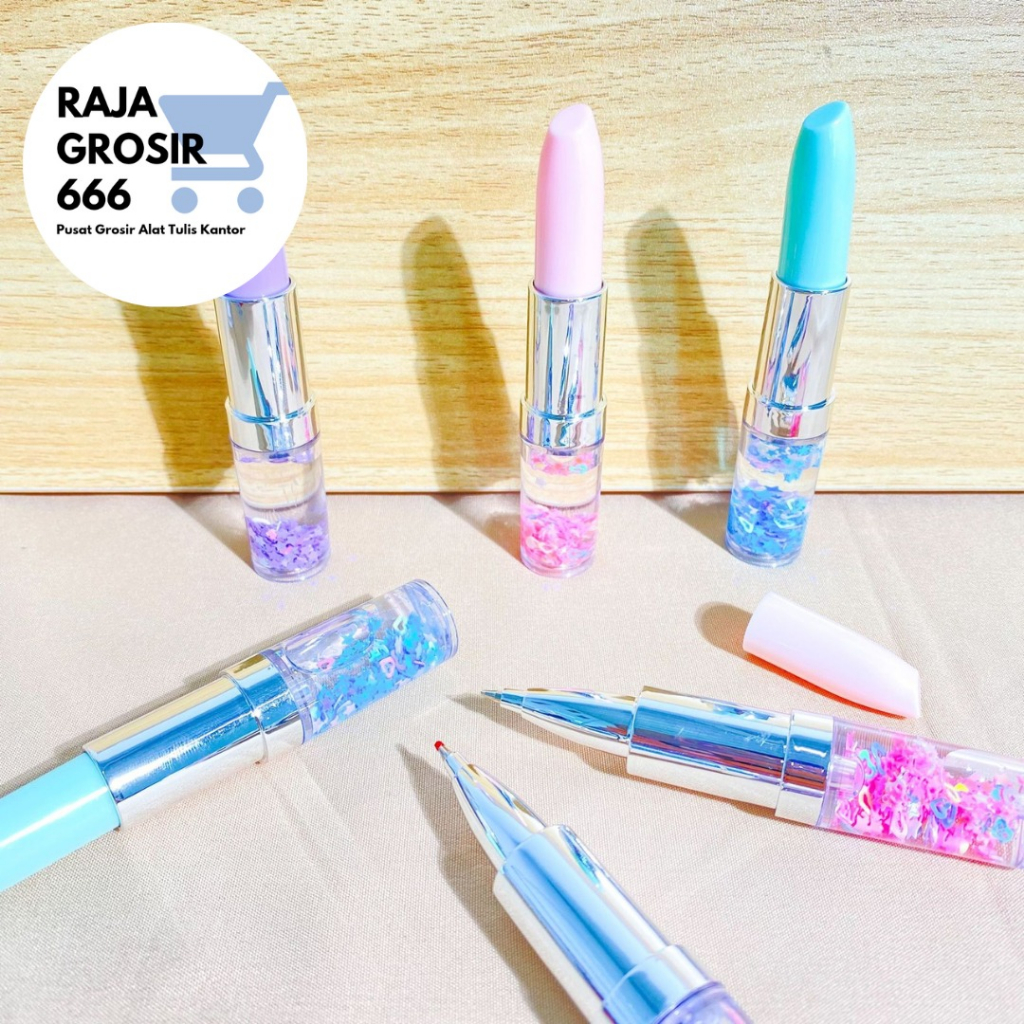 

PULPEN BENTUK LIPSTIK BOLPEN TERMURAH COD BAGUS LUCU IMUT KADO UNIK ORIGINAL