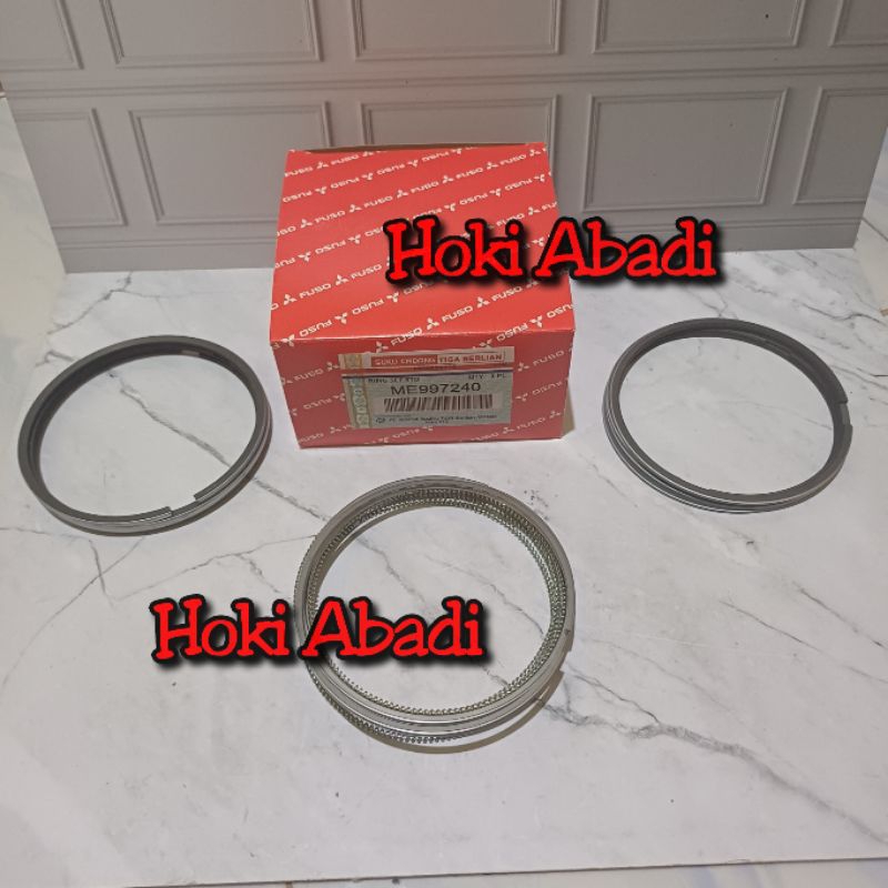 Ring Piston Seher Set Mitsubishi PS120 PS 120 STD Original ME987240