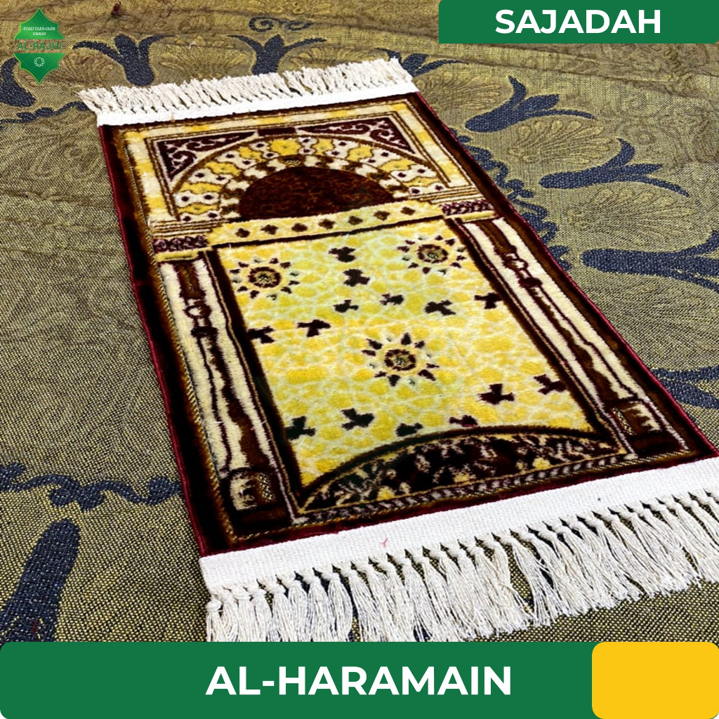 Sajadah Al-Harmain Muka Sajadah Kiswah Midi Motif Rawdah