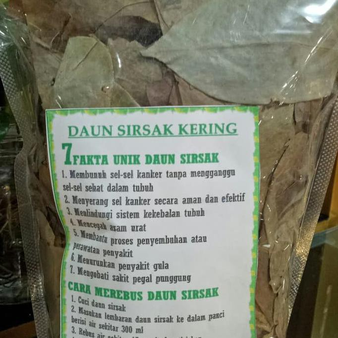 

DAUN SIRSAK KERING HERBAL TERBAIK- 1 KG