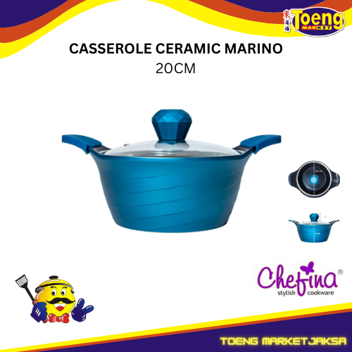 PANCI CERAMIC / MARINO CASSEROLE CERAMIC 20CM CHEFINA