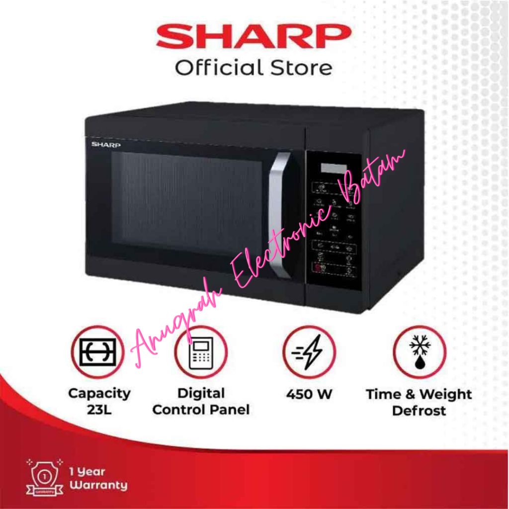 Sharp Countertop Microwave R-223DA-BK / R 223DA BK 23L BATAM
