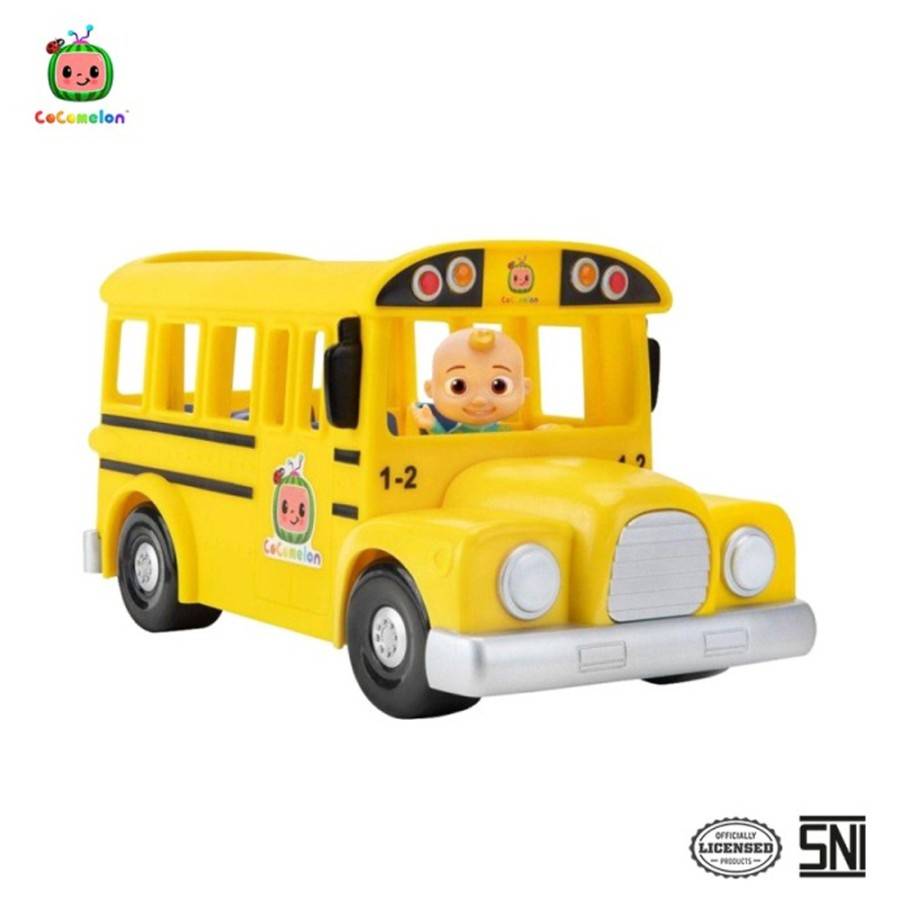 Cocomelon Feature Vehicle Yellow School Bus Bus Toy