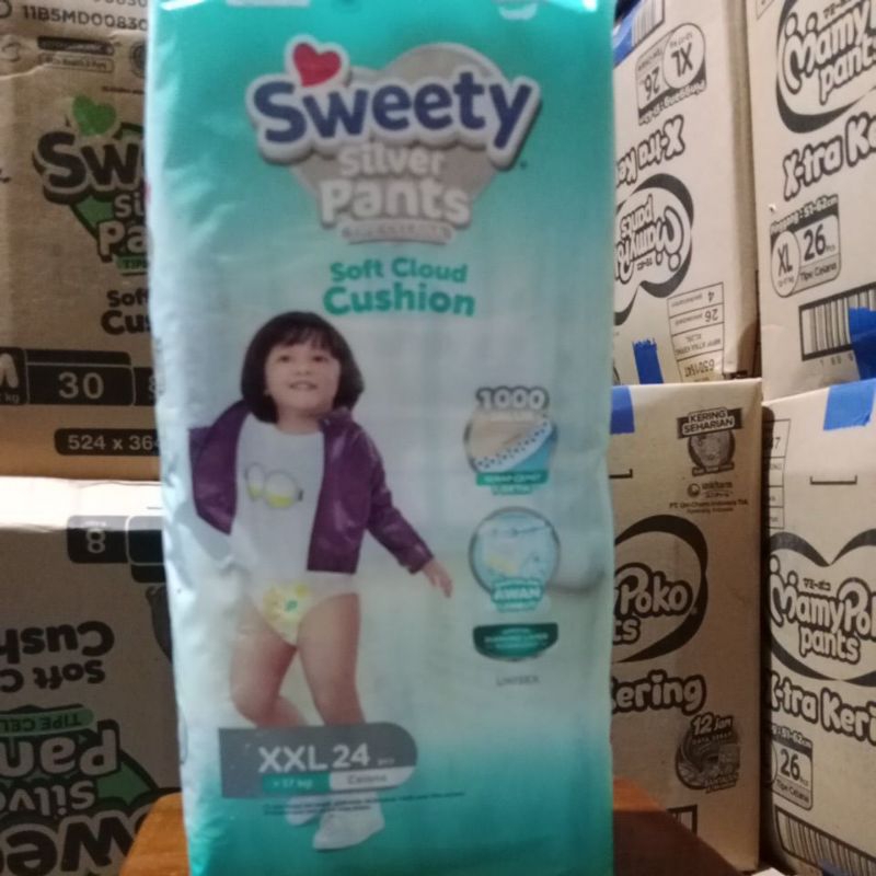 SWEETY SILVER PANTS XXL24
