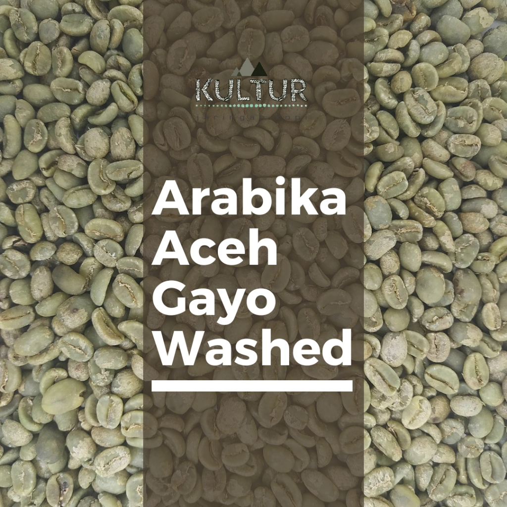 

GREEN BEAN ARABIKA GAYO WASHED BIJI KOPI MENTAH NETTO 1 KG