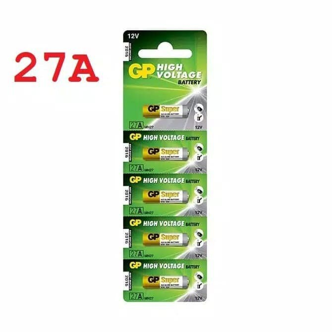 ELDE 1 - BATERAI A23 BATERAI A27 GP ALKALINE / BATERAI ALKALINE A23A BATERAI A27A 12V