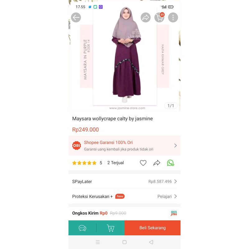 maysara  dress Jasmine lidiahadiwinoto