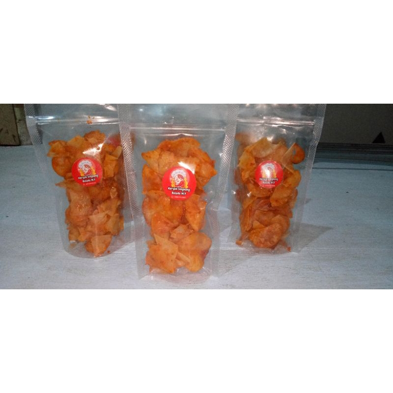 

Keripik singkong balado*pedas manis||kemasan 50 gr