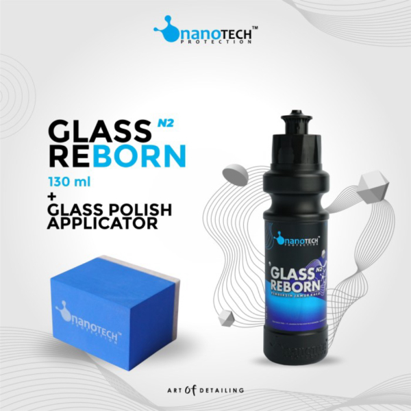 Unik GLASS REBORN  FELT BLOCK APLIKATOR / OBAT JAMUR KACA POLISH NANOTECH Diskon