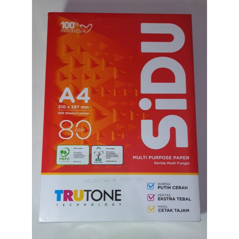 

KERTAS HVS BARU A4 / F4 100 Lembar / Kertas Putih / Kertas Print , fotocopy.