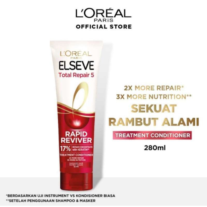 loreal paris elseve total repair 5 rapid reviver 280ml