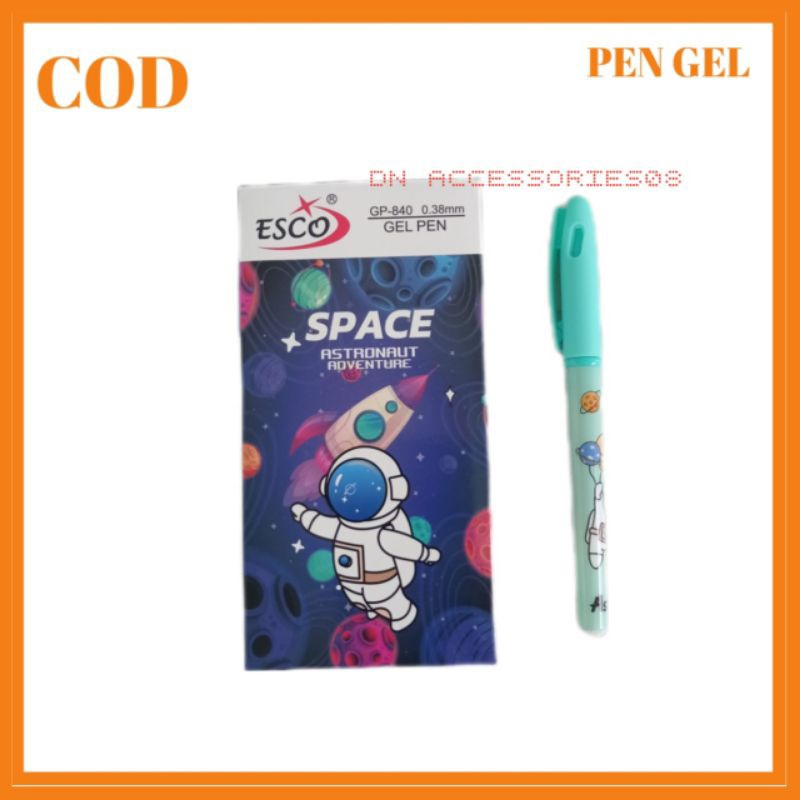 

Pulpen Gel Karakter Lucu (1pcs) / Pen Gel Motif Cowo Cewe